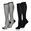 Compression Socks, 2 Pairs Compression Socks for Running, Sports, Cycling
