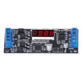 Miniatyrbillede 3 af 4: Timer Modul Trigger 2-vejs Multifunktionel Sort Justerbar Forsinkelsestimerkontakt DC7-30V