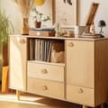 Miniatyrbild 4 av 4: Boho Dresser Knobs - 12-pack Durable Beech Wood Dresser Knobs Cloud-shaped Wooden Handles for Wood Color