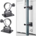 Set med 2 Parasollfötter - Väggmonterade - Balkong - Avtagbara - Basstöd (FMY)