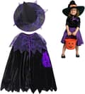 Heksekostymer til jenter for Halloween