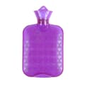 Thickened High-Density PVC Heart-Shaped Hot Water Bottle -26 (Transparent Purple)