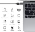 Miniatyrbilde 2 av 5: USB C til USB-adapter (2-pakning), USB-C til USB 3.0-adapter, USB-type