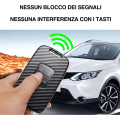 Miniatyrbillede 3 af 4: Renault nøglering med spænde - sort, blødt materiale, nøglering, ab