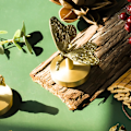 Miniatyrbillede 5 af 5: Dekorative Væghængte Krog, Søde Messing Dyre Vægdekoration, Funky Enkelt Butterfly Frakkekrog (Butterfly-A, 1)