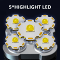 Miniatyrbild 2 av 4: （Svart）Superstark LED-ficklampa, LED-ficklampa, Laddningsbar