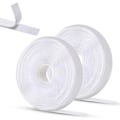 Miniatyrbilde 1 av 5: Pakke med 2 5m x 2cm Hvit Selvklebende Tape, Dobbeltsidig Selvklebende Borrelås, Selvklebende, Sterkt Lim Egnet for Bilderammer, Vinduer, Myggnetting