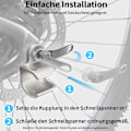 Miniatyrbilde 4 av 5: Sykkelhengerkobling for Thule-henger - Sykkelakselfeste for Thule-henger - for Thule Chariot-modeller