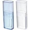 Miniatyrbillede 1 af 5: (Lyseblå, Transparent Hvid) 2 Pak Mini Bærbar Bomuldspod