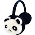 Pikkukuva 1 / 5: (Panda-kuvio) Lasten talviset lämpimät korvanlämmittimet, söpöt plushiset korvanlämmittimet, F