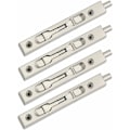 Miniatyrbilde 1 av 5: Pakke med 4 (2 par) Dør Flush Bolt Latch Slide Latch, Skjult
