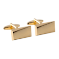 Miniatyrbillede 1 af 4: Guld/Sort Klassiske Manschetknapper til Mænd i Rustfrit Stål - Bryllup, Forretning, Gave