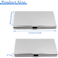 Miniatyrbild 3 av 5: 2 st Business Card Case (Silver), Rostfritt Stål Business Card C