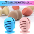 Pikkukuva 3 / 5: 2-pakkauksen meikkisienen pidike, silikoninen Beauty Blender -pidike kotelo