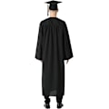 Miniatyrbillede 3 af 5: XL Voksen Graduation Gown og Graduation Cap 2023 Sort Unisex Gra