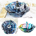 Miniatyrbillede 5 af 5: 2 stk. Smykkeskrin Form Silikone Blomster Ringholder Resin Form Unik Epoxy Resin Støbeform 3D Skål Æske Smykkeholder Irregulær Bakke Resin Con