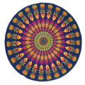 Pikkukuva 1 / 2: Pyöreä matto huivi Mandala Tapestry Beach Picnic heittomatto peitto