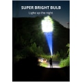 Miniatyrbild 3 av 4: （Svart）Superstark LED-ficklampa, LED-ficklampa, Laddningsbar
