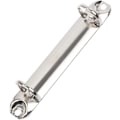 Miniatyrbilde 3 av 5: 10 pakker 2-hulls ringperm mekanisme erstatningssett, 2 O-ringer metallklips ringperm mekanisme løse bladbindingsringer for organiseringspermer