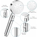 Miniatyrbillede 5 af 5: Hvid Højtryks Vandbesparende Bruseshower, 6 Tilstande Justerbar B