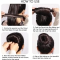 Miniatyrbillede 5 af 5: 2 stk. Donut Bun Maker, Twist Bun, til Pandebånd Magic Chignon Hår