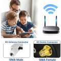 Pikkukuva 4 / 5: 2 kpl Ulkoilma 4G LTE Antenni SMA Uros 10dBi KaikkiSuuntainen SMA A