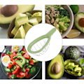 Miniatyrbild 5 av 5: Avocado-skärare Kubisk Form Kockkoncept