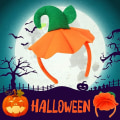 Miniatyrbilde 4 av 4: Halloween Gresskar Hodebånd Halloween Kostyme Gresskar Hodeplagg