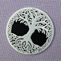 Miniatyrbillede 4 af 4: Livets Træ i Nordisk Patch Broderet Badge Jern På Sy På Emblem