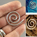 Miniatyrbillede 4 af 5: 6 stk Spiral Kabelnål Håndlavet Strikkeværktøj rund skruenål