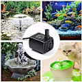 Miniatyrbild 4 av 5: Ocean 200L/H 3W Super Tyst Justerbar Akvariumpump Mikro Submersible