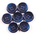 Miniatyrbilde 3 av 5: 50 stk. Store 2cm Syknapper Bulk Knapper for Sying Runde Resin Marineblå Knapper for Håndverk 4 Hull Flatback Kåpeknapper for Skjorte Genser DIY a