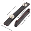 Miniatyrbilde 4 av 4: Gripebrett i ibenholt for gitar, 6 strenger, justerbar jazz archtop-gripebrett, gitar DIY-reparasjonsdeler, erstatning