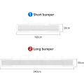 Miniatyrbillede 2 af 5: Baby Cabin Bumper, Sengestol Bumper, 3D Mesh Foring, Sikker for Luft i Seng
