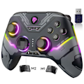 Miniatyrbillede 1 af 5: X15 PC-controller - Forbedret trådløs Bluetooth-controller med Hall-joysticks/Hall-aftræk/RGB-belysning - Ingen stick-drift