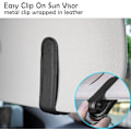 Pikkukuva 3 / 5: Auton Lasinpidin, Auton Lasinpidin, Lasinpidin Autoon, Magneettinen Nahkainen Auton Lasinpidin, Yleinen Auton Lasinpidin, Magneettinen Nahkainen Auton Las
