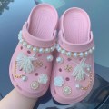 Miniatyrbillede 5 af 5: 14 stk. 3D Clog-sandaler Smykker, Sko Charms, Søde Sko Ornamenter