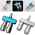 Miniatyrbilde 4 av 4: Høytrykks Sprøytedyse, Multifunksjonell for Rengjøringsmaskin Dobbel Dysestang Adapter Tilbehør for Bilvask (Tre Stiler)