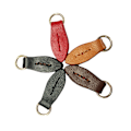 Miniatyrbild 3 av 4: 5-pack Bladformade Dragkedjekläppar i Läder Ersättningsdragkedjor för Bagage Ryggsäck Jacka Resväska Svart