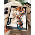 Miniatyrbilde 5 av 5: 1 stk. Hårbandanas Skjerf For Kvinner Lett Mote Hals Silke Sateng Hodeskjerf For Soving Håndvesker Skjerf