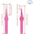 Miniatyrbilde 2 av 5: 2 stk. Rosa Sprettekniv Ergonomisk Grep Tråd Stingfjerner Verktøy Søm Stingkutter Trådspretter Sytilbehør og -rekvisita for Håndverk Notio