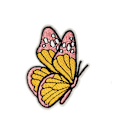 Miniatyrbild 5 av 5: 16 st Broderade Stryk-på-lapp, Broderade Dekaler Stryk-på-lapp