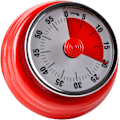 Miniatyrbillede 1 af 5: Køkken Timer Påmindelse (Rød) Styringstimer 360 Grader Rotering