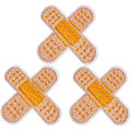 Miniatyrbillede 1 af 5: Sy eller stryg på patches, 3 stk søde plaster-strygepatches til tøj, gul farve broderi patches til jakker, sjove design patches til jeans, Pat