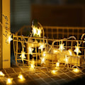 Miniatyrbillede 3 af 5: Stjernelysstreng, 6M 40 stk Batteridrevet LED Feelyse, T