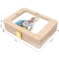 Miniatyrbillede 2 af 5: 1 stk mælketandsæske, baby foto ramme, mindeæske, tandæske, bi