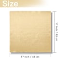 Miniatyrbillede 4 af 5: 12 Pak Guld Satin Servietter 17x17 Tommer Bryllups Servietter, Skallet Elegant Middagsservietter Kvadratiske Bordservietter Dekoration, Silke Satin Klud Servietter til Hvile