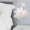 Miniatyrbillede 4 af 5: Fjederlampe, Enkel Fjedernatlampe, Fjederlampe, 2 Funktioner