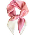 Miniatyrbillede 1 af 4: Pink Satin Bandanas Hovedtørklæde til Kvinder Hårtørklæder Tilbehør Letvægts Mode Wrap Hals Silke Sovende Hovedtørklæde