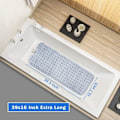 Miniatyrbilde 3 av 5: Antislipp badematte, muggsikker, ekstra lang